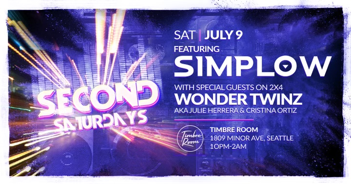 Event Flyer - Second Saturdays-July 9